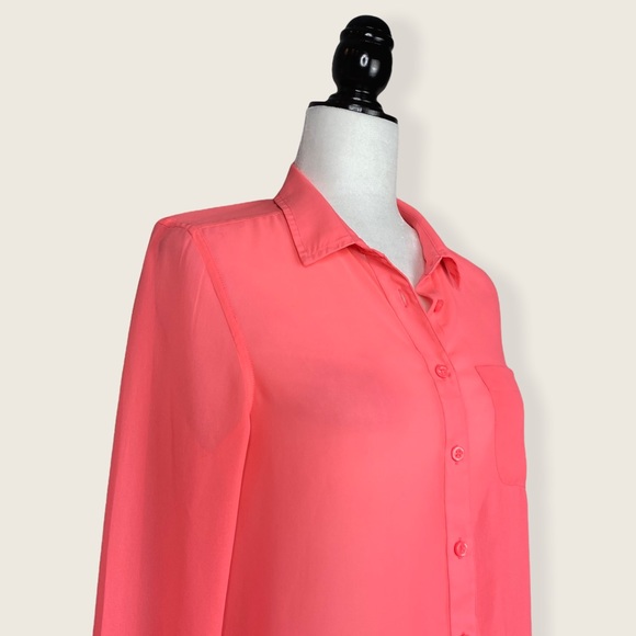 American Eagle Outfitters Semi-Sheer Button Down S - Picture 3 of 9